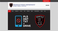 Desktop Screenshot of brimfieldpolice.com